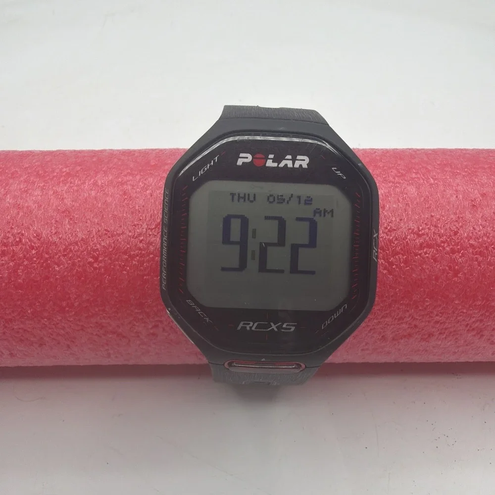 Polar RCX5 RUN GPS Heart Rate Monitor Running Watch Black New Battery Watch Only